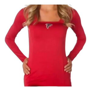 Women's NFL Atlanta Falcons Long Sleeve Fitted Top
